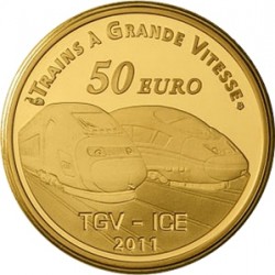 France. 2011. 50 euro. La Gare de Metz