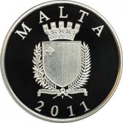 Malta, 2011, 10 euro, Phoenicians in Malta