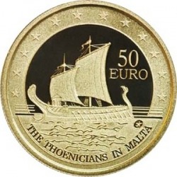 Malta, 2011, 50 euro, Phoenicians in Malta