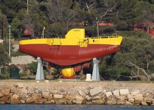 FNRS-3 на берегу Средиземного моря у г.Тулон