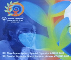 Greece 2011. XIII SPECIAL OLYMPICS WORLD SUMMER GAMES. Panathinaiko. 10 euro