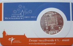 Netherland 2011. 5 euro. Mint (coincard)