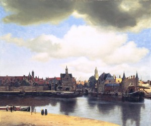 «Вид Дельфта» (Ян Вермеер, 1660-1661 гг., Королевская галерея Маурицхёйс, Гаага)