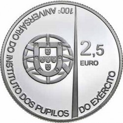 2.5 евро, Португалия (100 лет Военному института армейских курсантов)