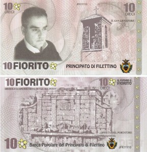 Banconota Fiorito from Filettino