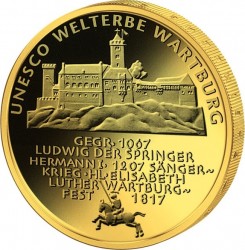 100 евро, Германия (Замок Вартбург)