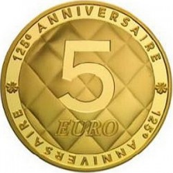5 евро, Франция, 2008 (Коко Шанель), золото