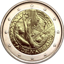 vatican 2 euro. XXVI WORLD YOUTH DAY MADRID 2011 
