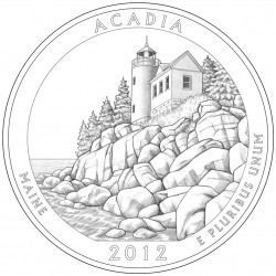 Монета «Национальный парк Акадия» (Acadia National Park)