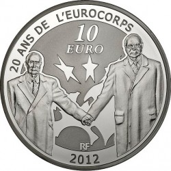 France 2012, 10 euro, Eurocorps