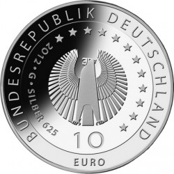 Германия, 10 евро (50 лет Немецкой организации помощи голодающим мира)