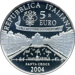 Italy 2004 5 euro FIFA