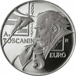 San-Marino 2007. 5 euro Arturo Toscanini