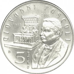 Сан-Марино 2012. 5 евро, Джованни Пасколи