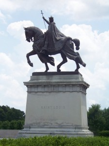 Памятник Людовику IX в городе Сент-Луисе