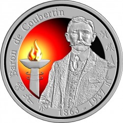 Belgium 2012. 10 euro. Pierre de Coubertin