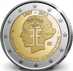 Бельгия, 2 евро (75 лет Конкурсу имени королевы Елизаветы)