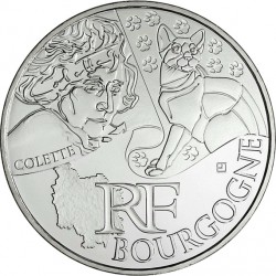 France 2012. 10 euro. Bourgogne. Sidonie Gabrielle Colette