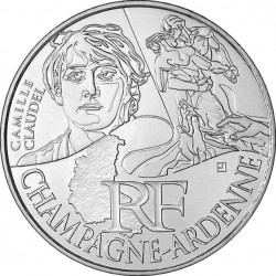 France 2012. 10 euro. Champagne-Ardenne. Camille Claudel