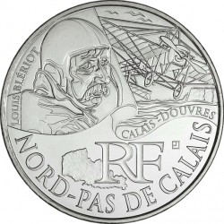 France 2012. 10 euro. NORD-PAS DE CALAIS. Louis Bleriot
