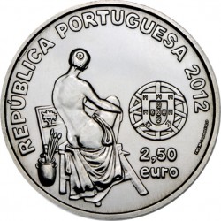 Portugal 2012. 2,50 Euros. GRANDES PINTORES - JOSÉ MALHOA