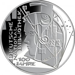 Germany 2012. 10 euro. DEUTSCHE NATIONAL BIBLIOTHEK 100 JAHRE