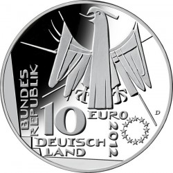 Germany 2012. 10 euro. DEUTSCHE NATIONAL BIBLIOTHEK 100 JAHRE