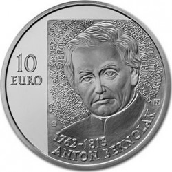 Slovak 2012. 10 euro. Anton Bernolák