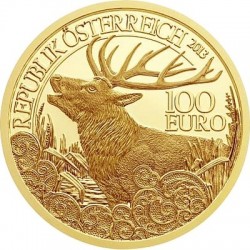 Austria 2013. 100 euro. Rothirsch