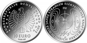 Germany 10 euro 2013 Heinrich Hertz