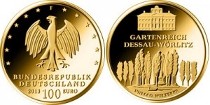 Germany 100 euro 2013 Welterbe Dessau