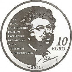 France 2012 10 euro d'Artagnan