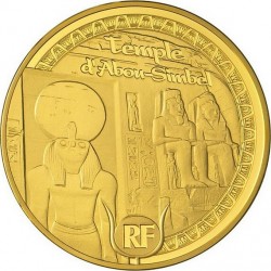 France 2012. 5 euro. UNESCO 2012 - Le temple d'Abou-Simbel