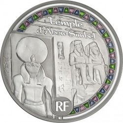 France 2012. 50 euro. UNESCO 2012 - Le temple d'Abou-Simbel