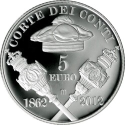 Italy 2012. 5 euro. Corte Dei Conti
