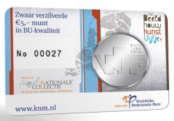 Netherland 2012. 5 euro. sculpture. coincard