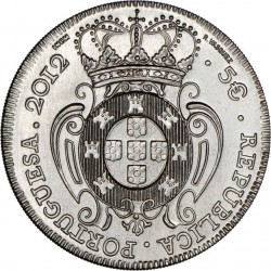 Portugal 2012. 5 euro. Peça 1722 - Lisboa, de D. João V