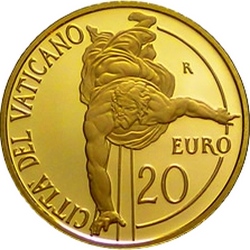 Vatican 2012. 20 euro. Conversione di Saulo
