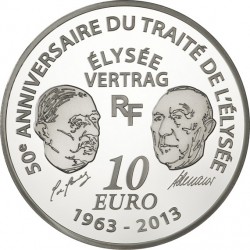 France 2013. 10 euro Europa. Traite de l’Elysee