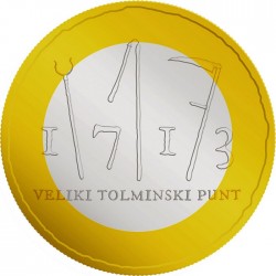 Slovenia 2013. 3 euro. Tolmin peasant revolt, 1713