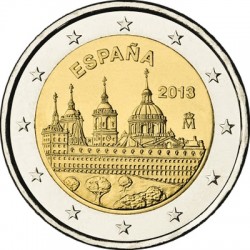 Spain 2013. 2 euro. Escorial
