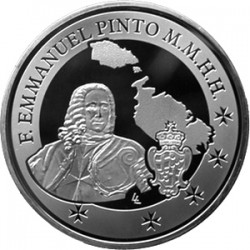 Malta 2013. 10 euro. Grand Master Emmanuel Pinto