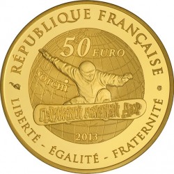 France 2013. 10 euro. snowboard