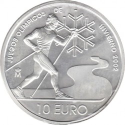 Spain 2002. 10 euro. XIX Winter Olympics - Salt Lake City