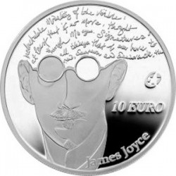 Ireland 2013. 10 euro. James Joyce