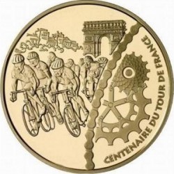 France 2003. 20 euro. Tour-de-France. Arrival of the Champs Elysees