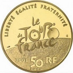 France 2003 50 euro Tour-de-France Cyclists