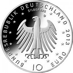 Germany 2013. 10 euro. Richard Wagner