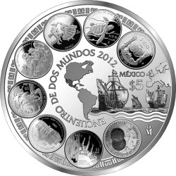 Mexico 2012. 5 pesos. Ibero-America