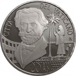 Vatican 2013 20 euro. Giuseppe Verdi
